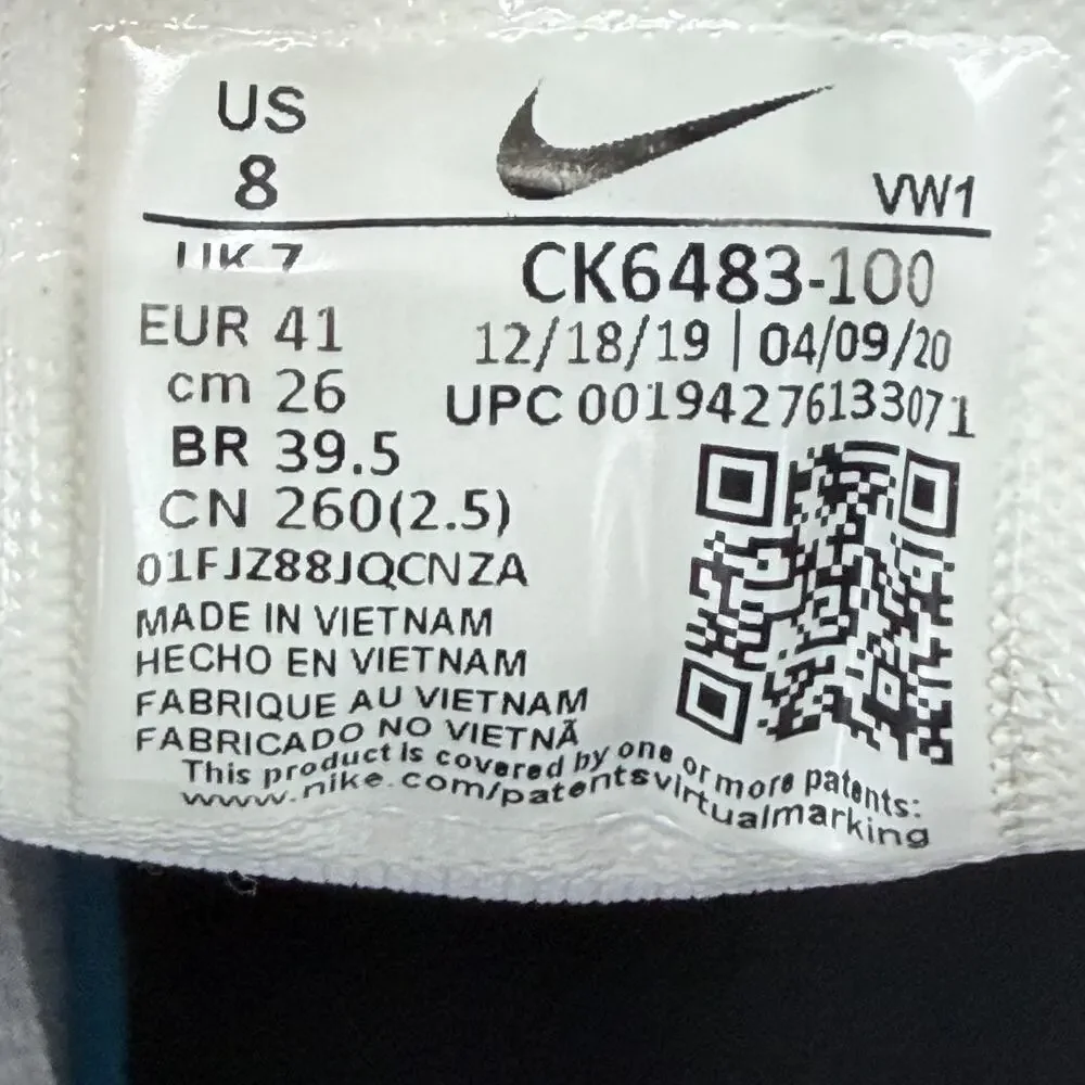 Nike Air Max 270 Golf Shoes Men 8 White Dusty Cactus CK6483-100 Lace Up Sporty - Picture 8 of 12